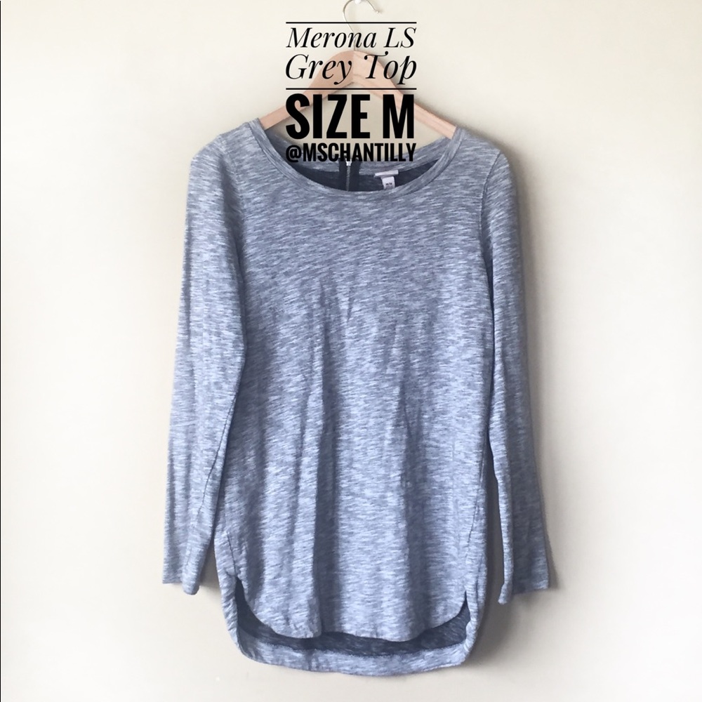 MERONA Grey LS Top Size M